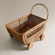 撮影用ベビーバスケット ラタンバスケット バギータイプ ベビーカー 大型