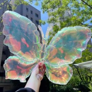 巨大カラフルバタフライ風船 3個セット