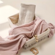 モスリンコットンブランケット 約95×100cm ２枚組