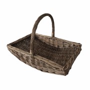 柳製ハンドメイドバスケット