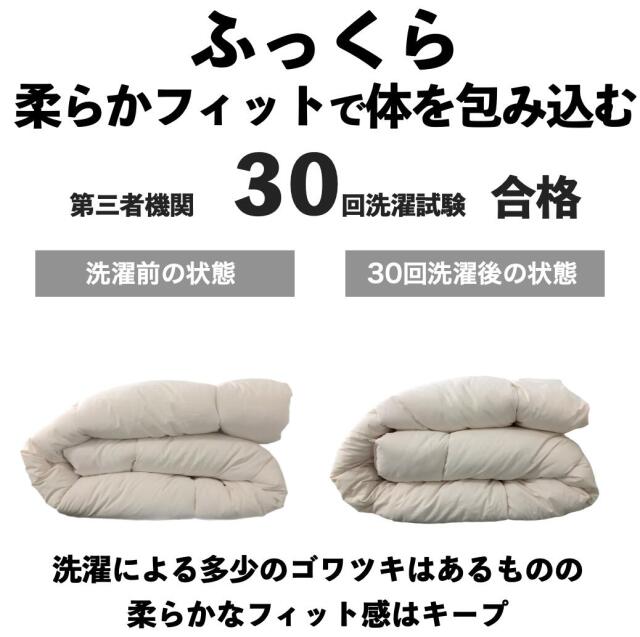 ミカ　　プロファイルウレタンシングル2枚 軽くて暖かい 防ダニ防塵掛け布団 ミクロガード#9415; スタンダード