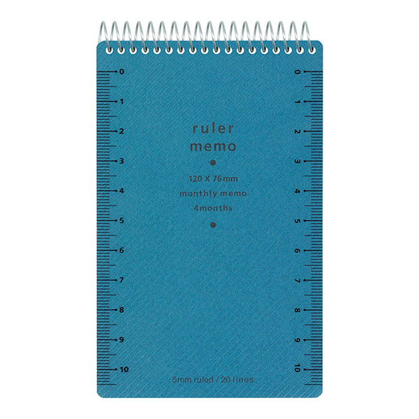 ルーラーメモ＜M＞ 青(11590006)