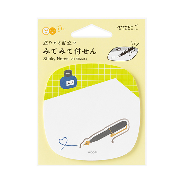 みてみて付せん ペン柄(19114006)｜ミドリオンラインストア
