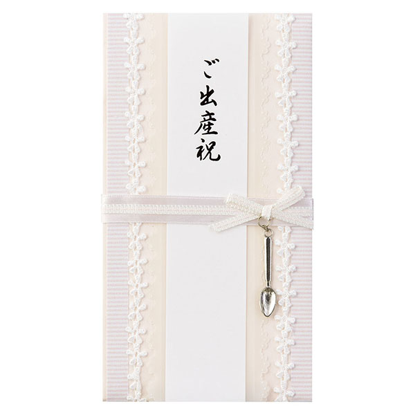 ＰＣ 金封１１７ 出産祝 縞ピンク柄 