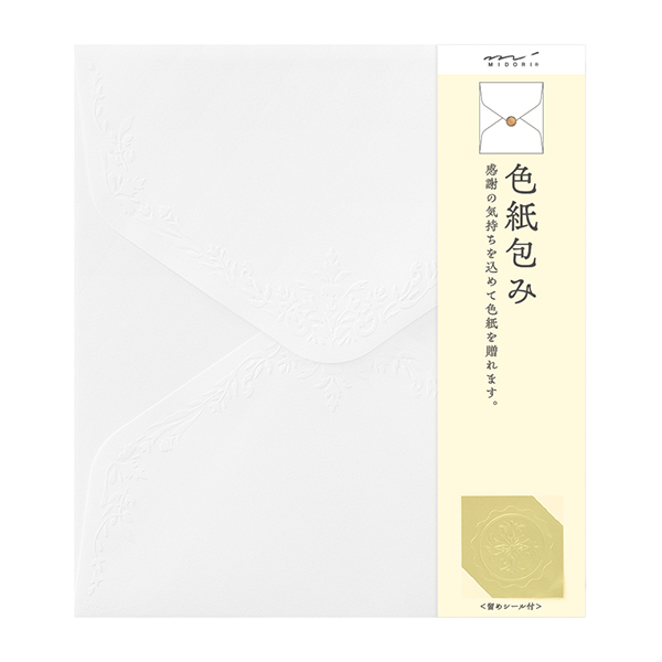 カラー色紙包み 白A(33290006)