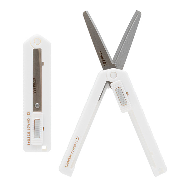 MIDORI XS Compact Scissors - White