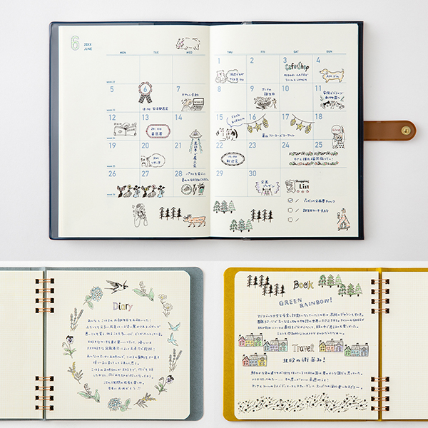 Midori Paintable Rotating Stamp - List