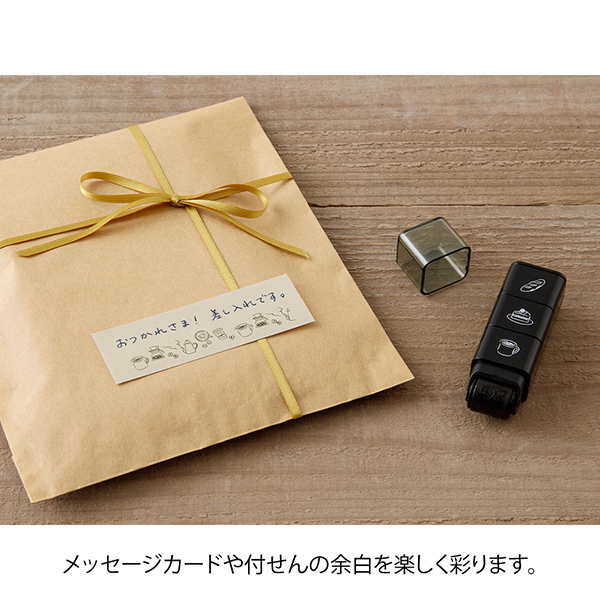 Midori Paintable Roller Stamp - Cafe