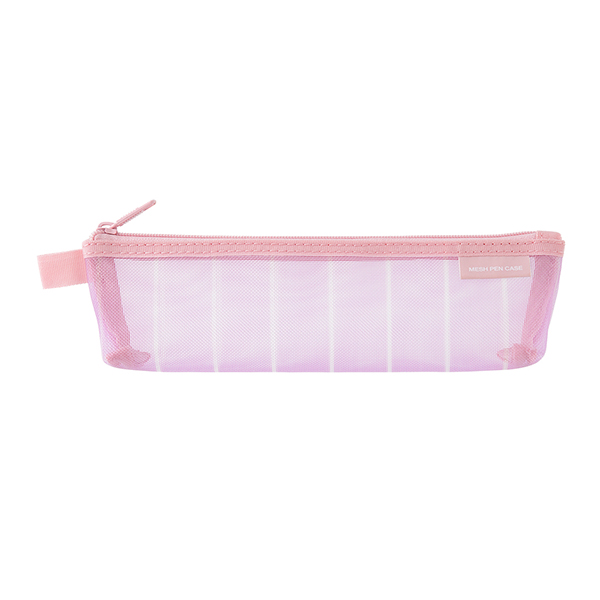 【限定】メッシュペンケース ストライプ柄 紫(41847006)