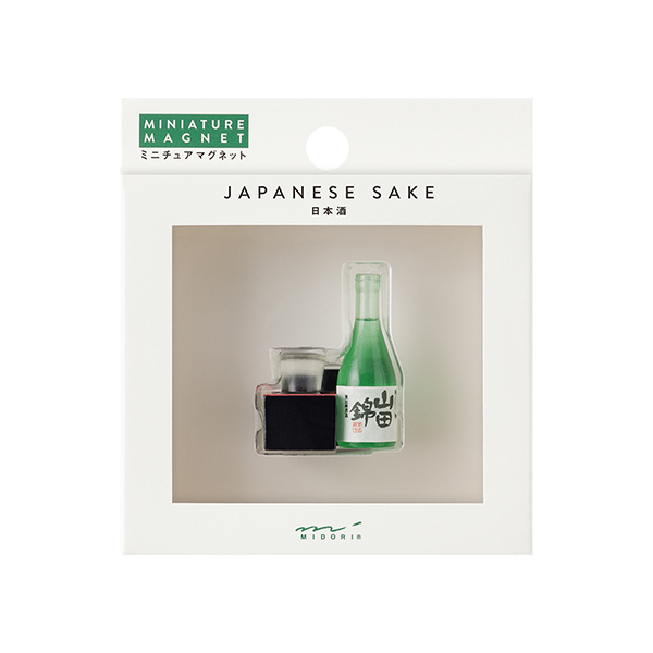 マグネット｜ミニチュアマグネット 1個入 日本酒柄(43439006)｜ミドリ