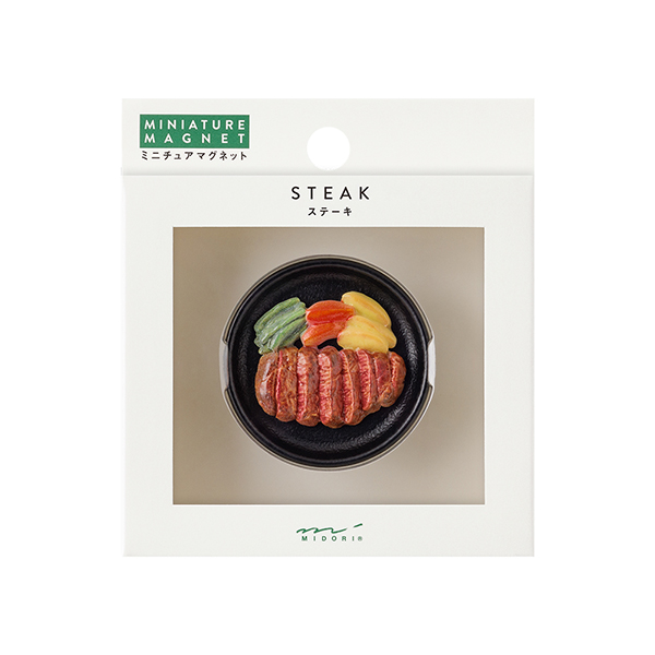 ミニチュアマグネット 1個入 ステーキ柄(43445006)