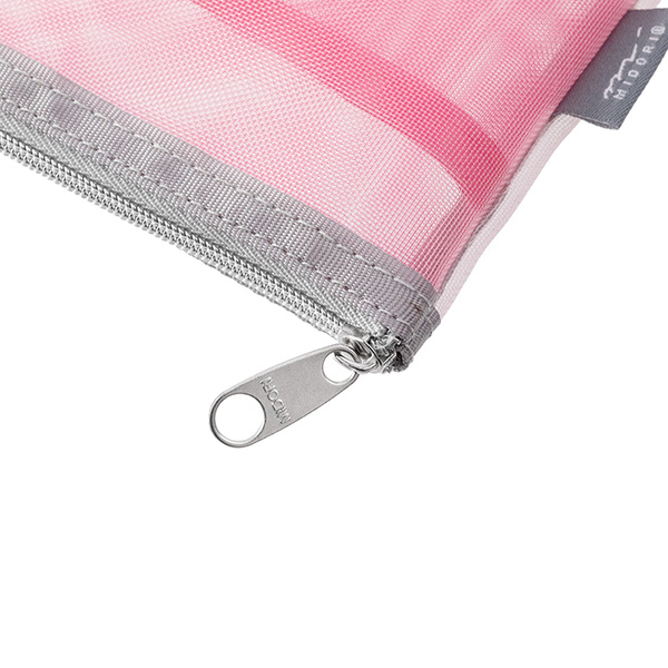 Midori Mesh Pen & Tool Pouch B6 - Pink