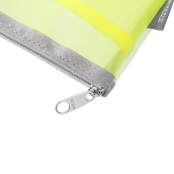 Midori Mesh Pen & Tool Pouch B6 - Yellow Green