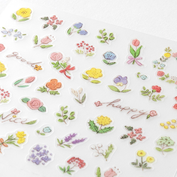 Midori PET Sticker - Wild Flowers