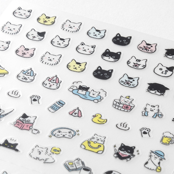 Midori PET Sticker - Cat Emoji