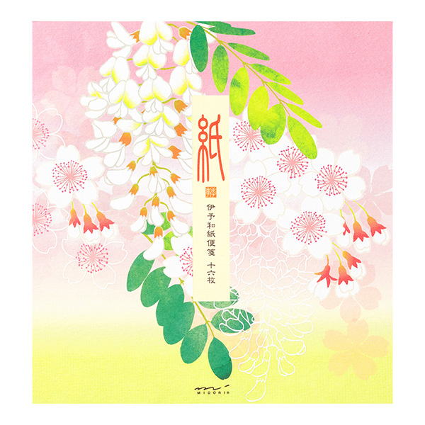 便箋 シルク 桜とはりえんじゅ柄(87067006)