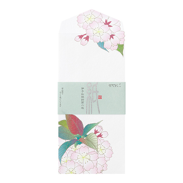 封筒 シルク 鞠桜柄(87162006)