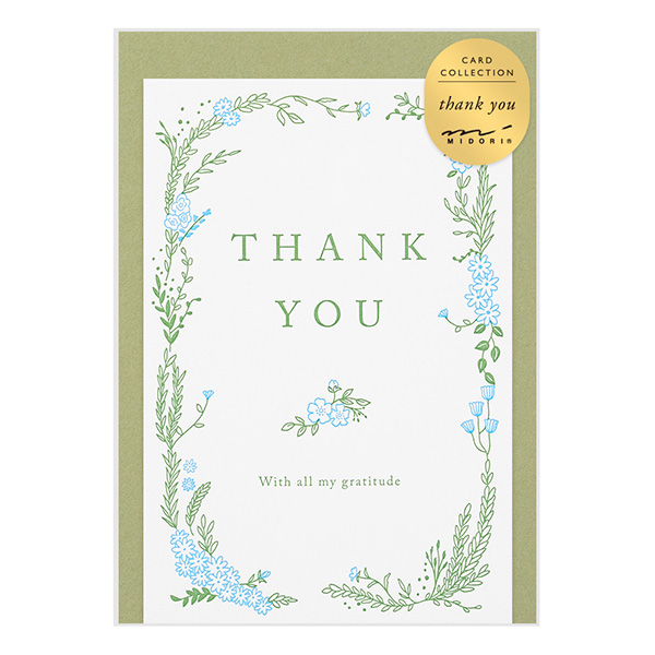 カード 活版 花柄(88630006)