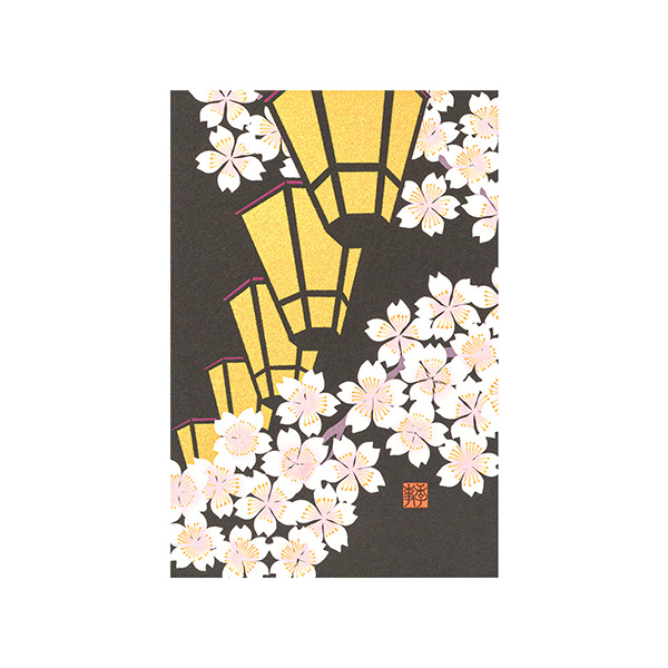 ポストカード 夜桜柄(88728006)