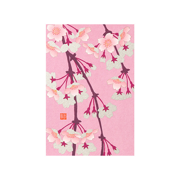 ポストカード しだれ桜柄(88769006)