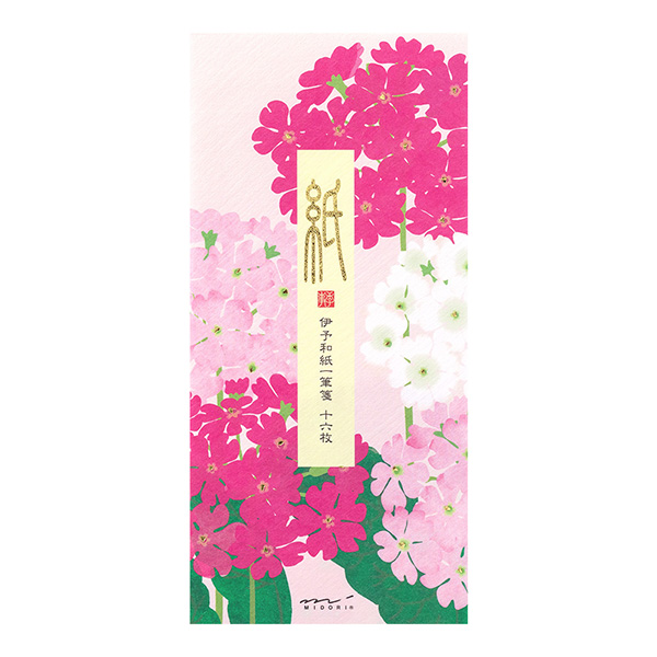 紙シリーズ 一筆箋 箔 桜草柄 ミドリオンラインストア