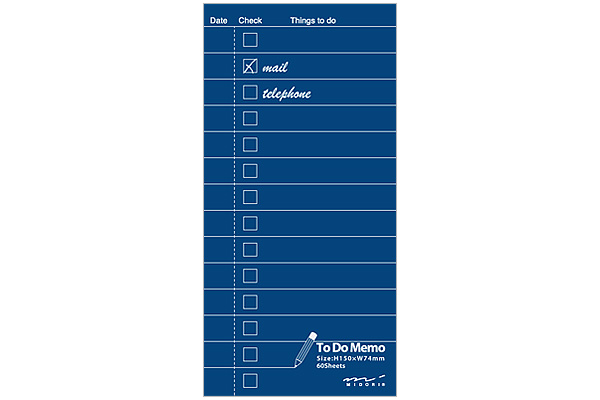 メモ ToDoリスト 紺