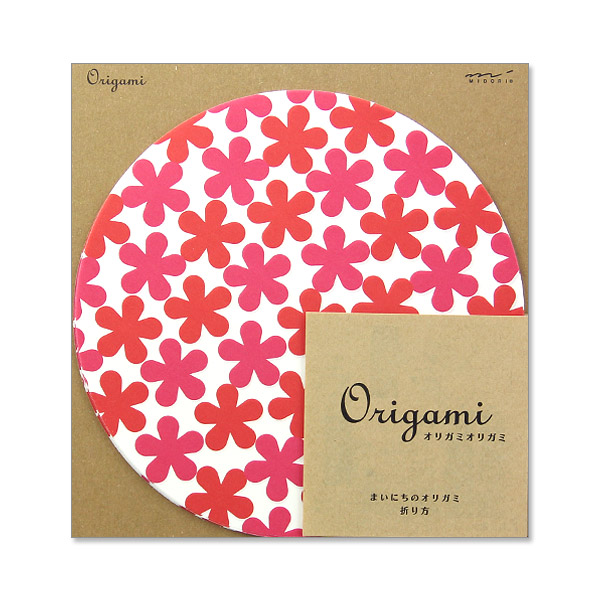 【イベント】オリガミ〈15丸〉　限定　花柄　赤