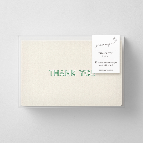 【送料無料】【限定】greetings カード サンキュー2 ＜10枚セット＞(91803608)