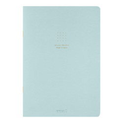 ノート＜A5＞ カラー ドット方眼 青(15275006)