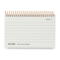 リングメモ＜B7＞ ベーシック 白(19055006)