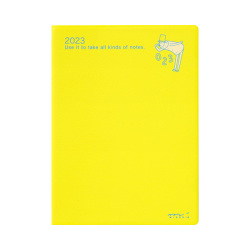 生産終了品★【2023年版】ポケットダイアリー＜A6＞ オジサン柄(22177006)