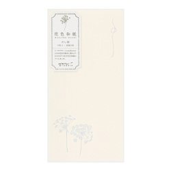 金封 のし袋 花色和紙 白(25295006)