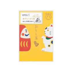 ぽち袋 紙ずもう だるまと招き猫柄(25578006)