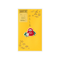 刺繍 おとし玉 ぽち袋 だるま柄(25731006)