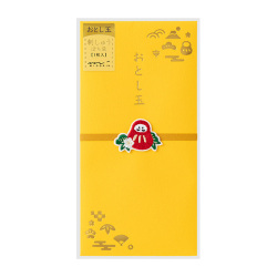 刺繍 おとし玉 金封 だるま柄(25737006)