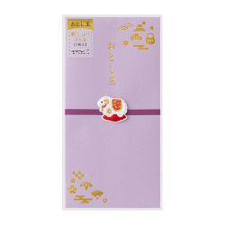 刺繍 おとし玉 金封 置物柄 未(25742006)