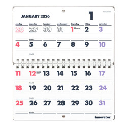 【イノベーター カレンダー】 壁掛 インハンド 2026年版 31403006 ★＋1点で今なら送料無料★
