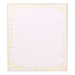 カラー色紙 小花柄 ピンク (33122006)