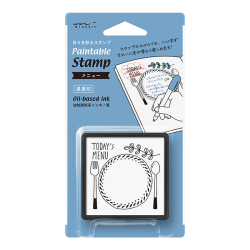 完売しました★スタンプ 浸透印 メニュー柄(35389006)