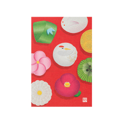 ポストカード 冬の和菓子柄(80013006)