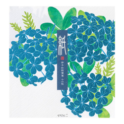 便箋 箔 ルリマツリ柄(81027006)
