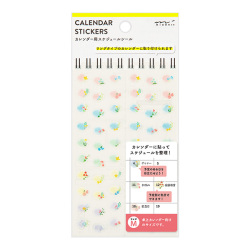 完売しました★シール カレンダー＜M＞ 花柄(82599006)