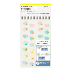 完売しました★シール カレンダー＜L＞ 花柄(82602006)