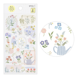 シール 2枚入 花柄(82639006)