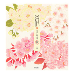 便箋 4柄入 桜いろいろ柄(87093006)