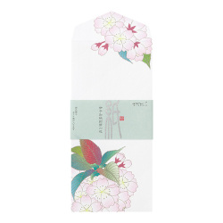封筒 シルク 鞠桜柄(87162006)