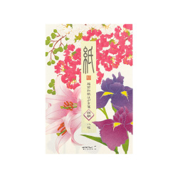 はがき箋 4柄入 夏の花柄 8枚入(88686006)