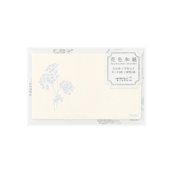 花色和紙 ミニカードセット 白(88788006)