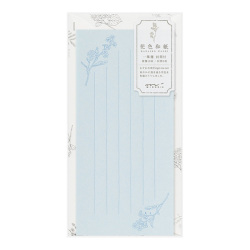 一筆箋 封筒付 花色和紙 青(89576006)