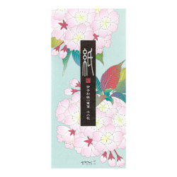 一筆箋 シルク 鞠桜柄(89583006)